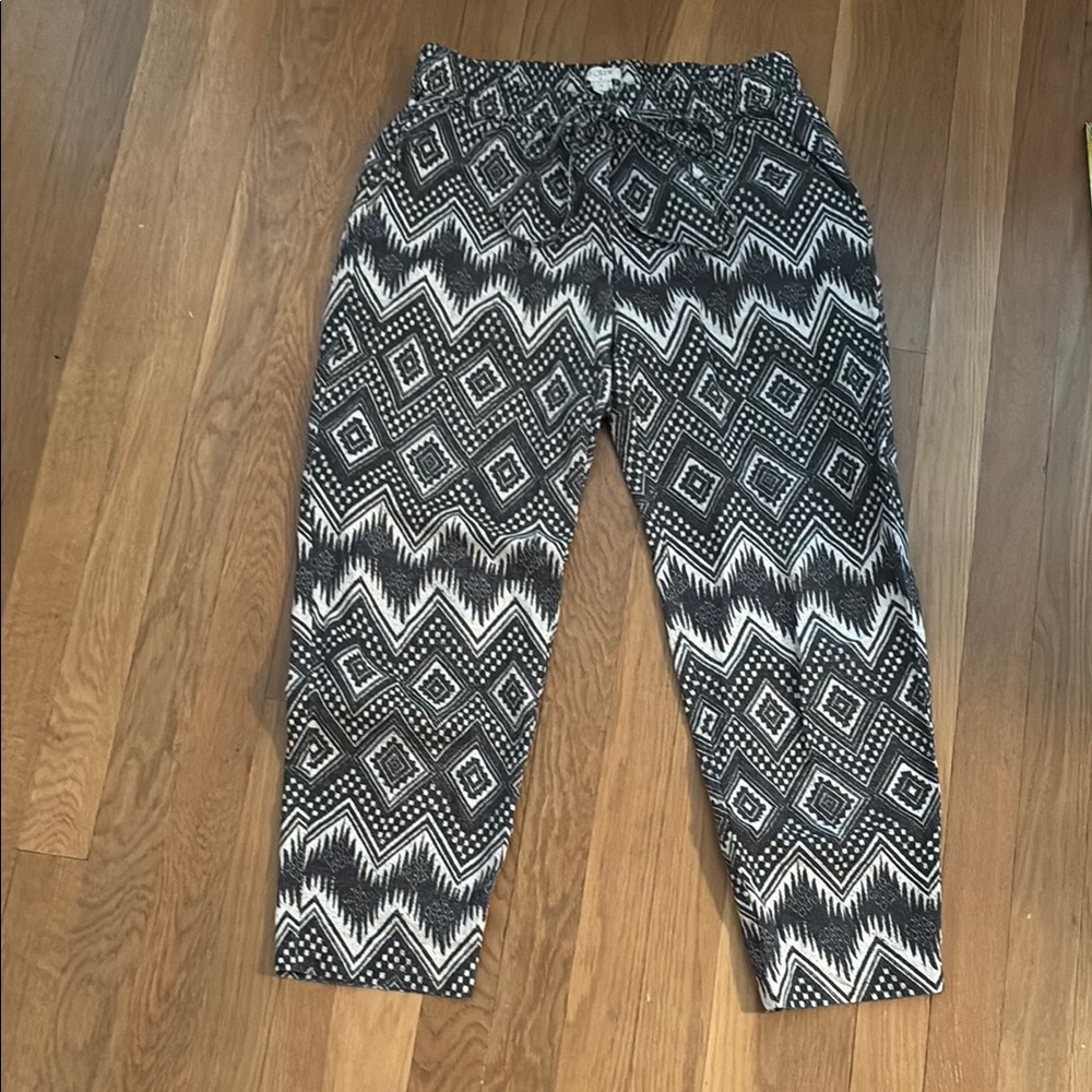 J Crew Geometric Pattern Pants
